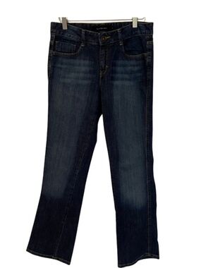 Calvin Klein Lean Boot Jeans - Dark Wash - Size 6x32